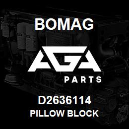 D2636114 Bomag Pillow block | AGA Parts