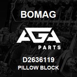 D2636119 Bomag Pillow block | AGA Parts