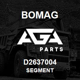 D2637004 Bomag Segment | AGA Parts