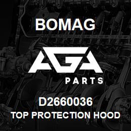 D2660036 Bomag Top protection hood | AGA Parts
