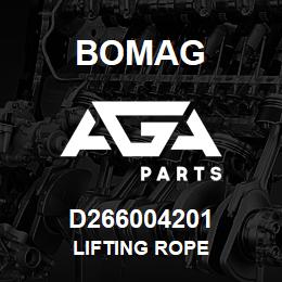 D266004201 Bomag Lifting rope | AGA Parts