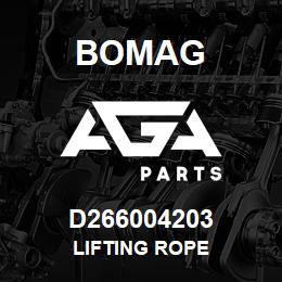 D266004203 Bomag Lifting rope | AGA Parts