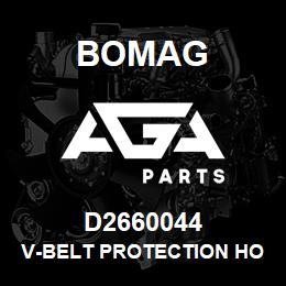 D2660044 Bomag V-belt protection hood | AGA Parts