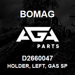 D2660047 Bomag Holder, left, gas spring | AGA Parts