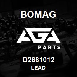 D2661012 Bomag Lead | AGA Parts