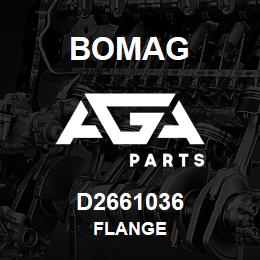 D2661036 Bomag Flange | AGA Parts