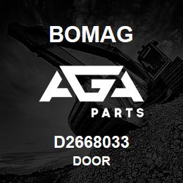 D2668033 Bomag Door | AGA Parts