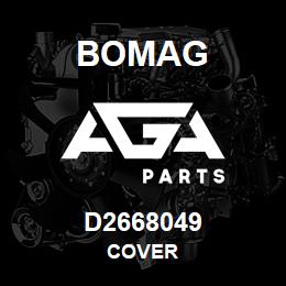D2668049 Bomag Cover | AGA Parts
