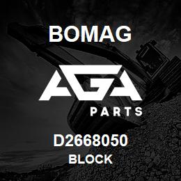D2668050 Bomag Block | AGA Parts