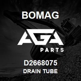 D2668075 Bomag Drain tube | AGA Parts