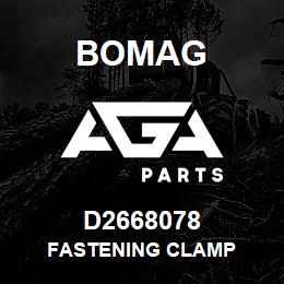 D2668078 Bomag Fastening clamp | AGA Parts