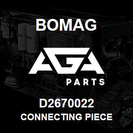 D2670022 Bomag Connecting piece | AGA Parts