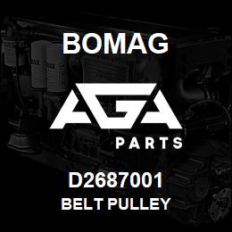 D2687001 Bomag Belt pulley | AGA Parts