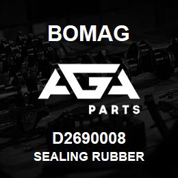 D2690008 Bomag Sealing rubber | AGA Parts