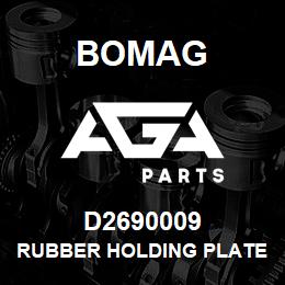D2690009 Bomag Rubber holding plate | AGA Parts