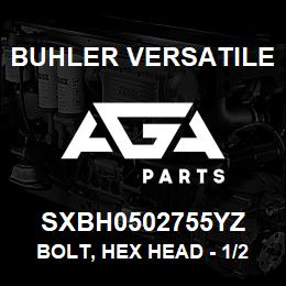 SXBH0502755YZ Buhler Versatile BOLT, HEX HEAD - 1/2" X 2-3/4" GR-5 | AGA Parts