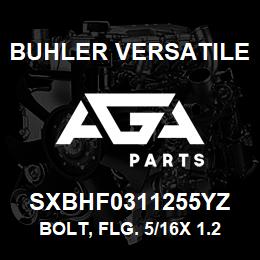 SXBHF0311255YZ Buhler Versatile BOLT, FLG. 5/16X 1.25 GR.5 YZ | AGA Parts