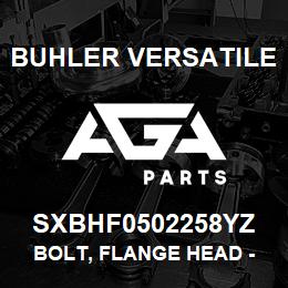 SXBHF0502258YZ Buhler Versatile BOLT, FLANGE HEAD - 1/2" X 2-1/4" GR-8 YZ | AGA Parts