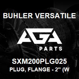 SXM200PLG025 Buhler Versatile PLUG, FLANGE - 2" (WITH 1/4" PORT) | AGA Parts