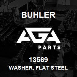 13569 Buhler Washer, Flat Steel - 1.375 x 2.50 x 0.165 Pl | AGA Parts