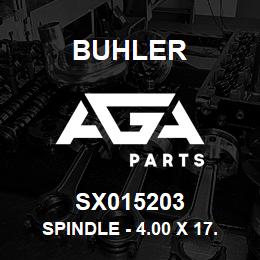 SX015203 Buhler Spindle - 4.00 x 17.80 | AGA Parts