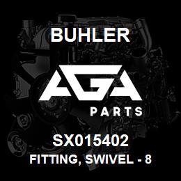 SX015402 Buhler Fitting, Swivel - 8 Hose x 8MJIC | AGA Parts