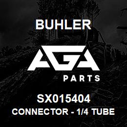 SX015404 Buhler Connector - 1/4 Tube x 1/4MNPT (Poly) | AGA Parts