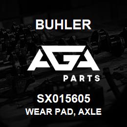 SX015605 Buhler Wear Pad, Axle | AGA Parts