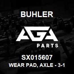 SX015607 Buhler Wear Pad, Axle - 3-1/2OD x 1/2 | AGA Parts