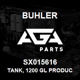 SX015616 Buhler Tank, 1200 GL Product 120 GL Rinse SS | AGA Parts