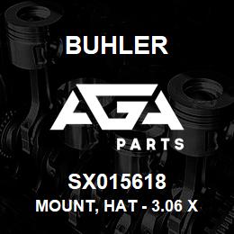 SX015618 Buhler Mount, Hat - 3.06 x 3.06 x 2.50 | AGA Parts