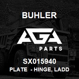 SX015940 Buhler Plate - Hinge, Ladder | AGA Parts