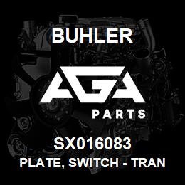 SX016083 Buhler Plate, Switch - Transmission | AGA Parts