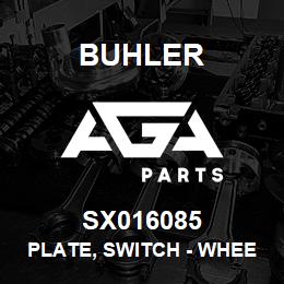 SX016085 Buhler Plate, Switch - Wheel Track | AGA Parts