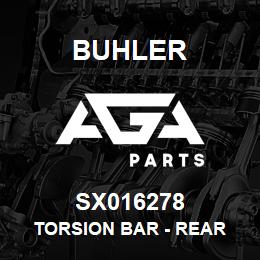 SX016278 Buhler Torsion Bar - Rear | AGA Parts