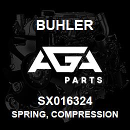 SX016324 Buhler Spring, Compression - .933 x 1.203 (.135 Wire Diameter) | AGA Parts