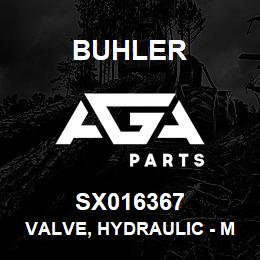 SX016367 Buhler Valve, Hydraulic - Main Control | AGA Parts