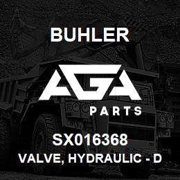 SX016368 Buhler Valve, Hydraulic - Differential Lock | AGA Parts