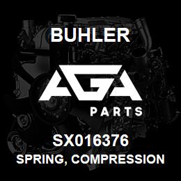 SX016376 Buhler Spring, Compression - 2 x 4 x 0.310 Wire Diameter | AGA Parts