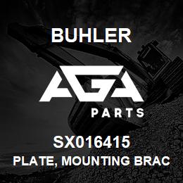 SX016415 Buhler Plate, Mounting Bracket - Differential Valve | AGA Parts