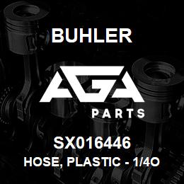 SX016446 Buhler Hose, Plastic - 1/4OD (Please specify length in Feet) | AGA Parts