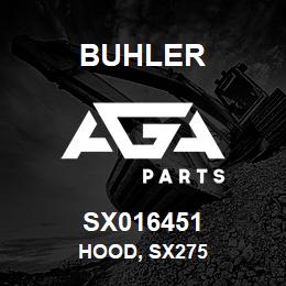 SX016451 Buhler Hood, SX275 | AGA Parts