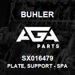 SX016479 Buhler Plate, Support - Sparge Valve | AGA Parts