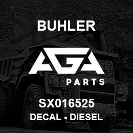 SX016525 Buhler Decal - Diesel | AGA Parts