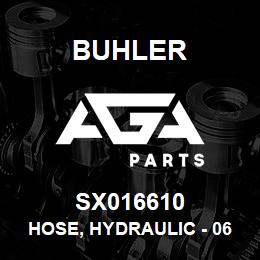 SX016610 Buhler Hose, Hydraulic - 06FJX-06100R17 x 27.00 x 06FJX | AGA Parts