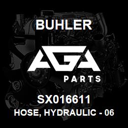 SX016611 Buhler Hose, Hydraulic - 06FJX-06100R17 x 52.00 x 06FJX | AGA Parts