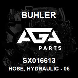 SX016613 Buhler Hose, Hydraulic - 06FJX-06100R17 x 76.00 x 0490FJX | AGA Parts