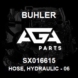 SX016615 Buhler Hose, Hydraulic - 06FJX - 06100R17 x 70.00 x 06FJX | AGA Parts