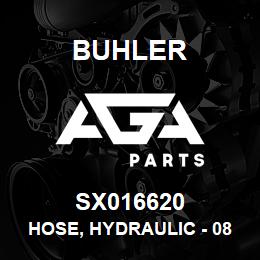 SX016620 Buhler Hose, Hydraulic - 08FJX-08100R17 x 102.00 x 12FJX | AGA Parts