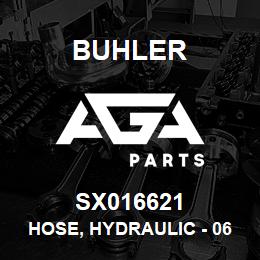 SX016621 Buhler Hose, Hydraulic - 06FJX-06100R17 x 52.00 x 06FJX | AGA Parts